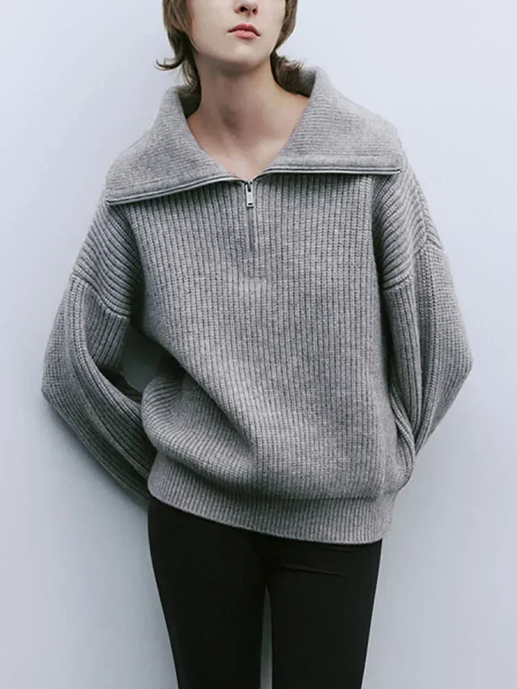 ELODIE™ – Bequemer Halbzippullover