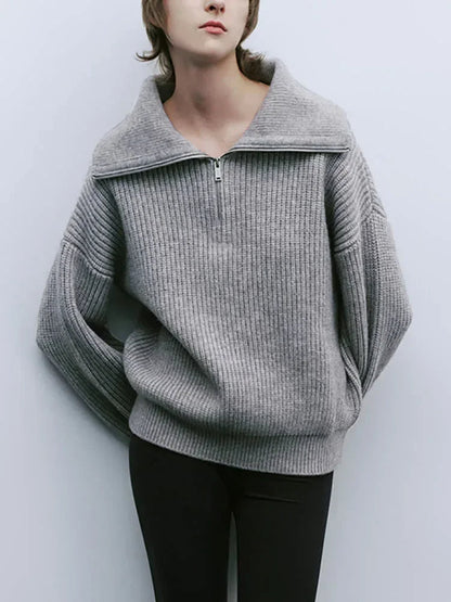ELODIE™ – Bequemer Halbzippullover