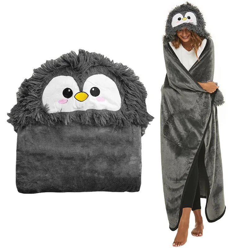 SnuggleBuddy Sherpa Hoodiedeken