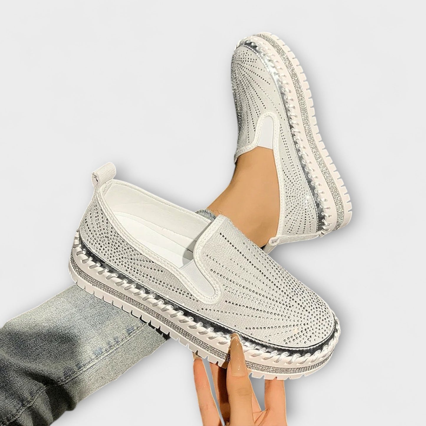 Sable – Mit Kristallsteinen verzierte Schuhe