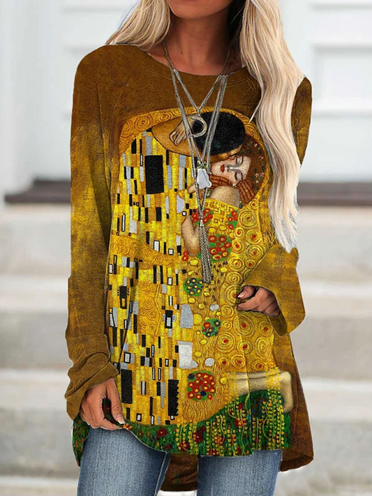 Barneys New York | Gustav - Tuniek T-shirt met lange mouwen en print voor dames