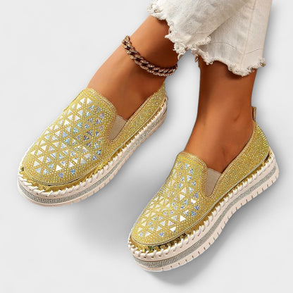 Vada – Slippers versierd met stenen