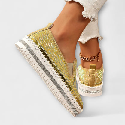 Vada – Slippers versierd met stenen