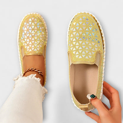 Vada – Slippers versierd met stenen