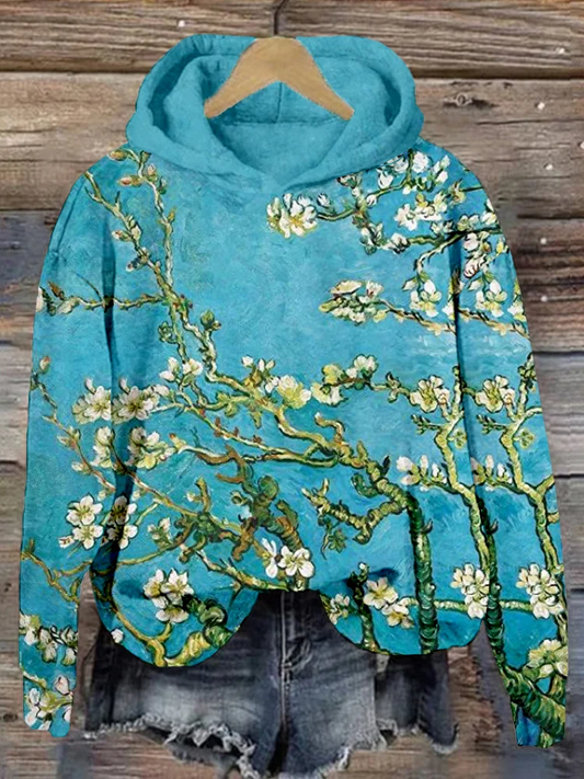 Barneys New York | Amandelbloesem Kunstprint Comfortabele Hoodie
