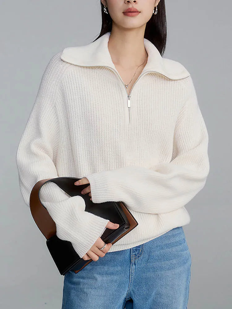 ELODIE™ – Bequemer Halbzippullover
