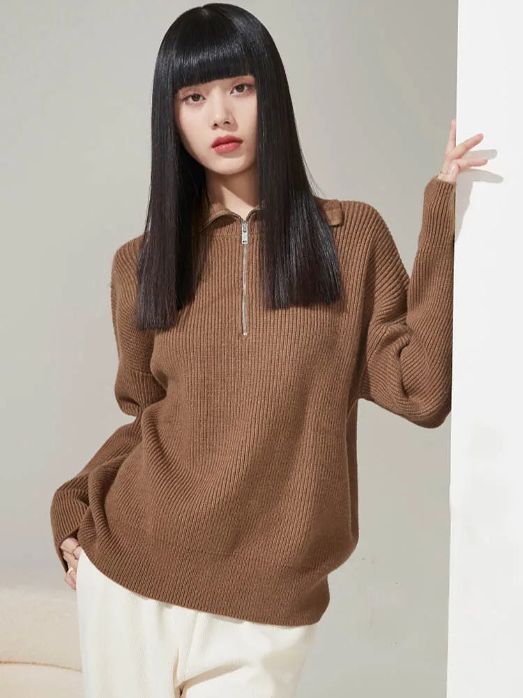 ELODIE™ – Bequemer Halbzippullover