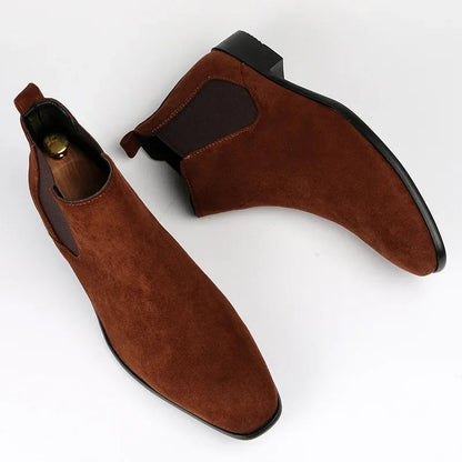 Max | Elegante suède herenlaarzen