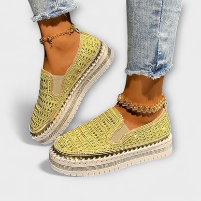Thalia – Bequeme Plateauloafer mit runder Spitze