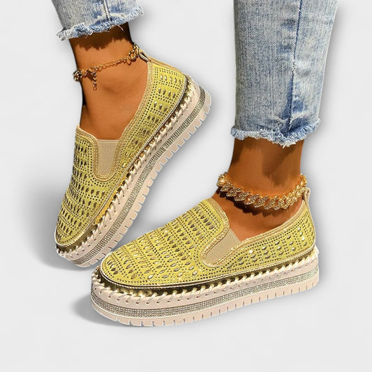 Thalia – Bequeme Plateauloafer mit runder Spitze