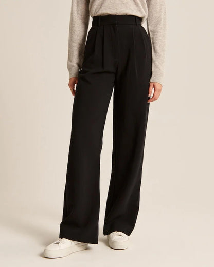 Monelle™ | Elegante Weite Stoffhose