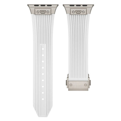 Titanium Streamlined Silikon Apple Watch Armband