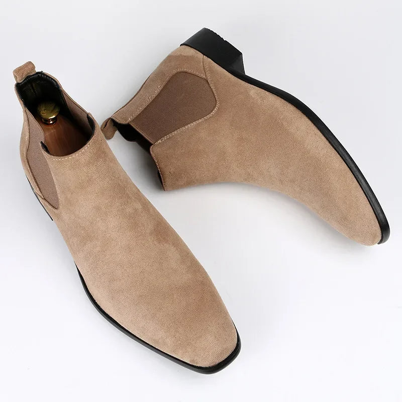 Max | Elegante suède herenlaarzen