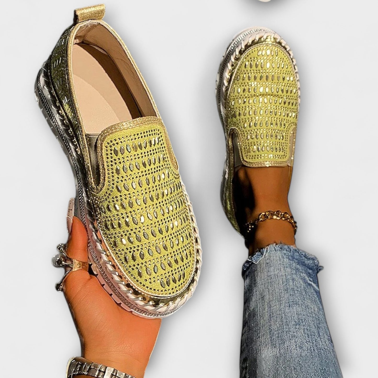 Thalia – Bequeme Plateauloafer mit runder Spitze