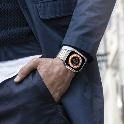 Roestvrijstalen schakelband voor Apple Watch