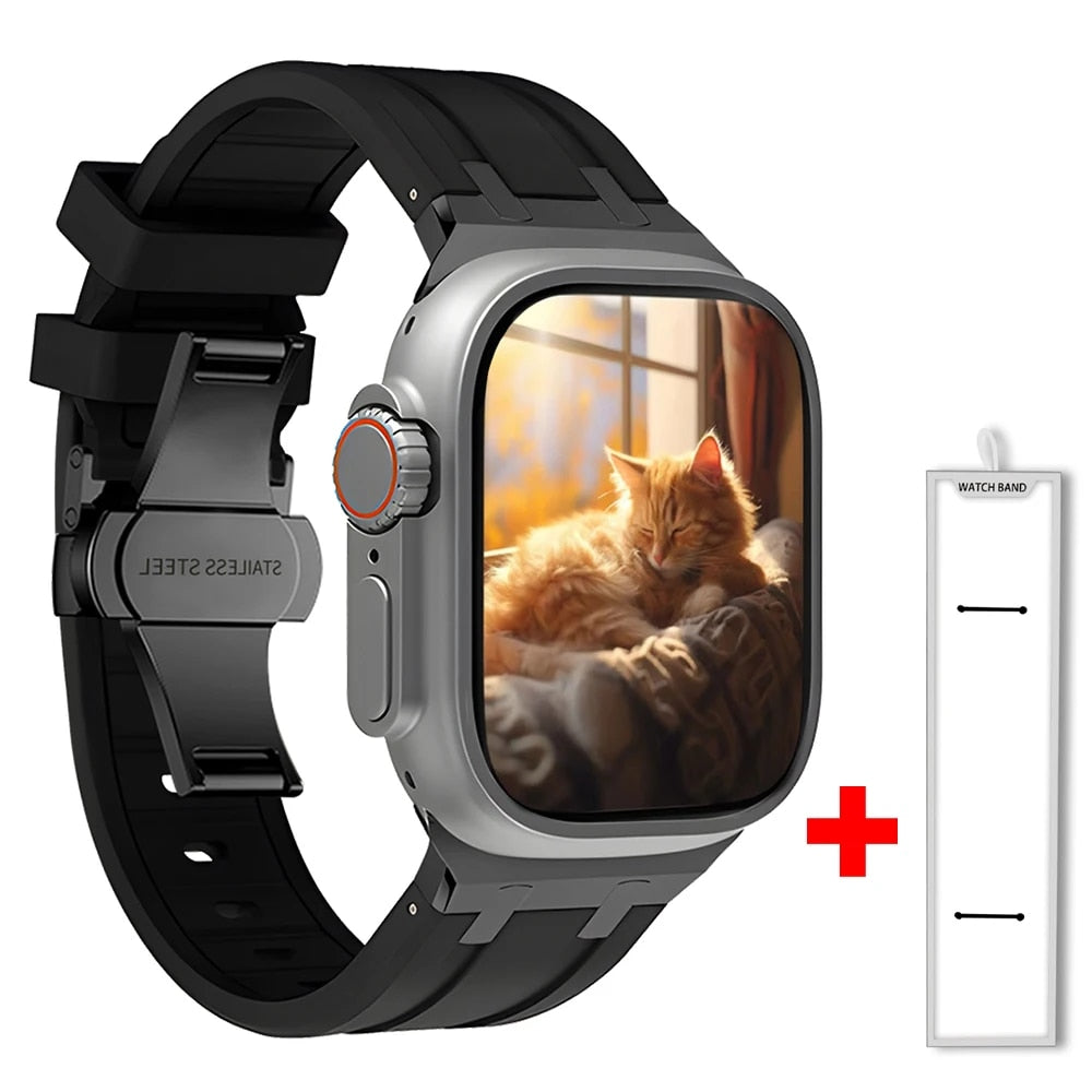 TitaniumTouch siliconen Apple Watch-bandje