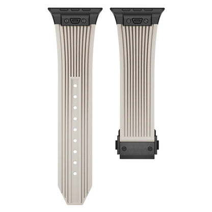 Titanium Streamlined Silikon Apple Watch Armband