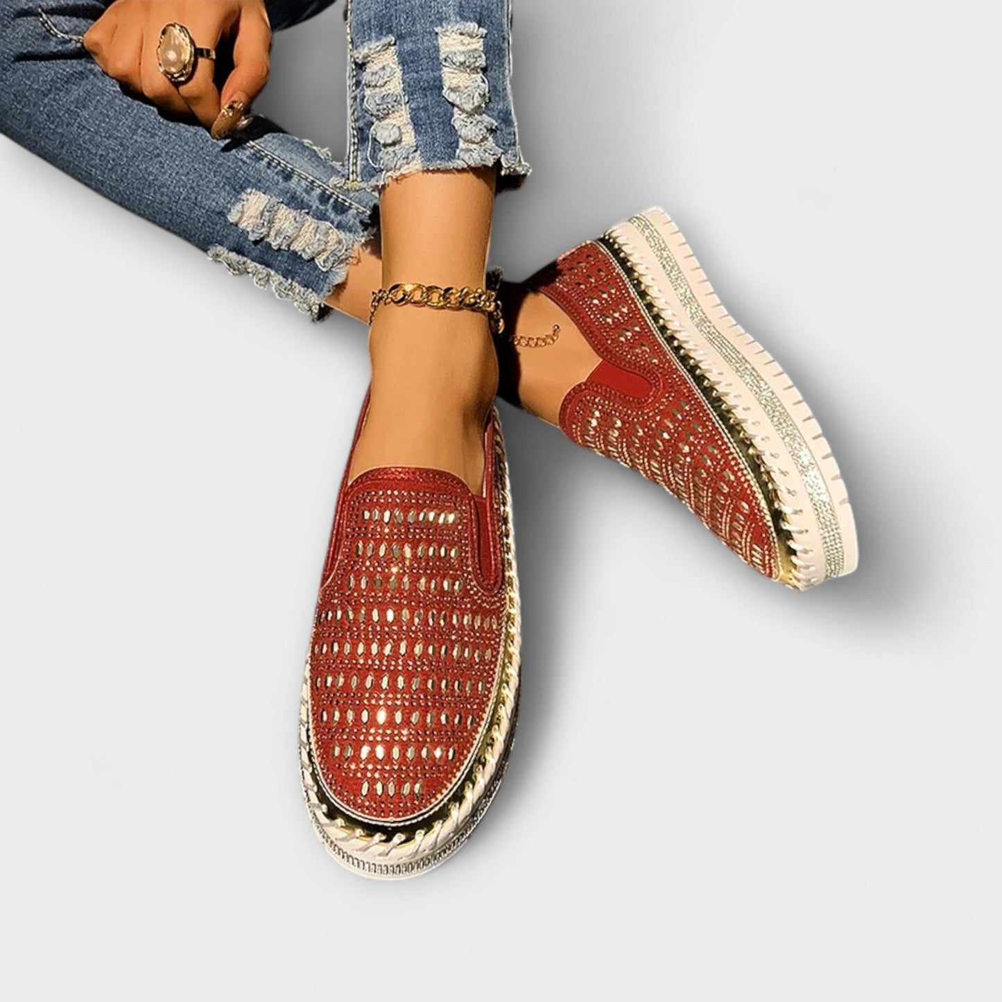 Thalia – Bequeme Plateauloafer mit runder Spitze