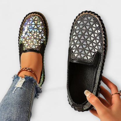 Vada – Slippers versierd met stenen