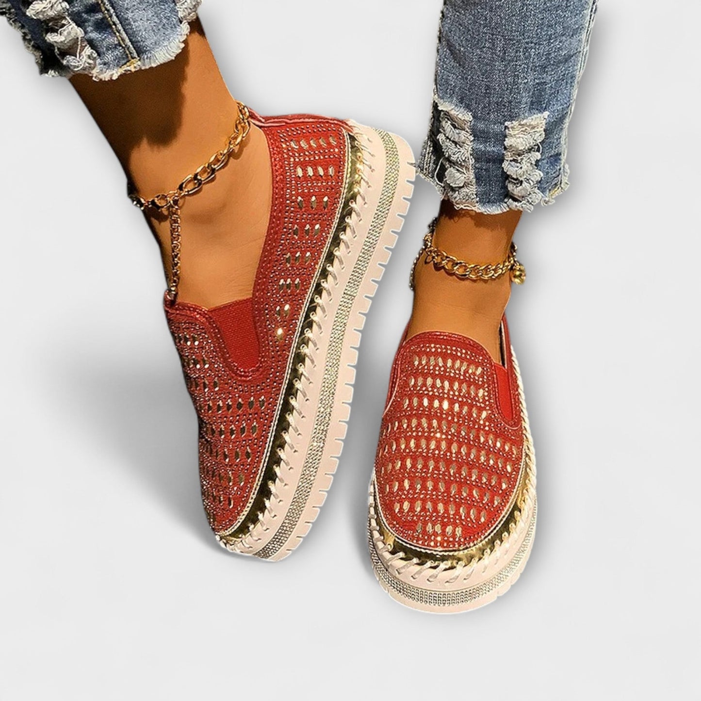 Thalia – Bequeme Plateauloafer mit runder Spitze