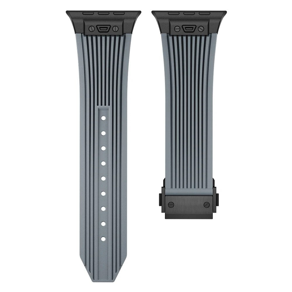 Titanium Streamlined Silikon Apple Watch Armband