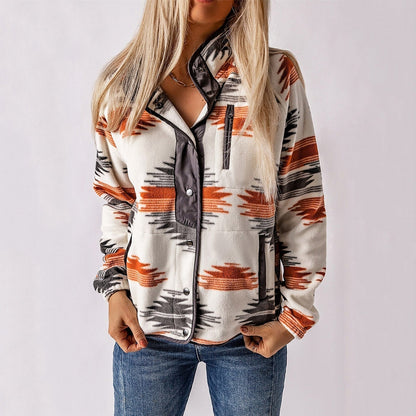 Julia - Stylische Knopfleisten-Jacke