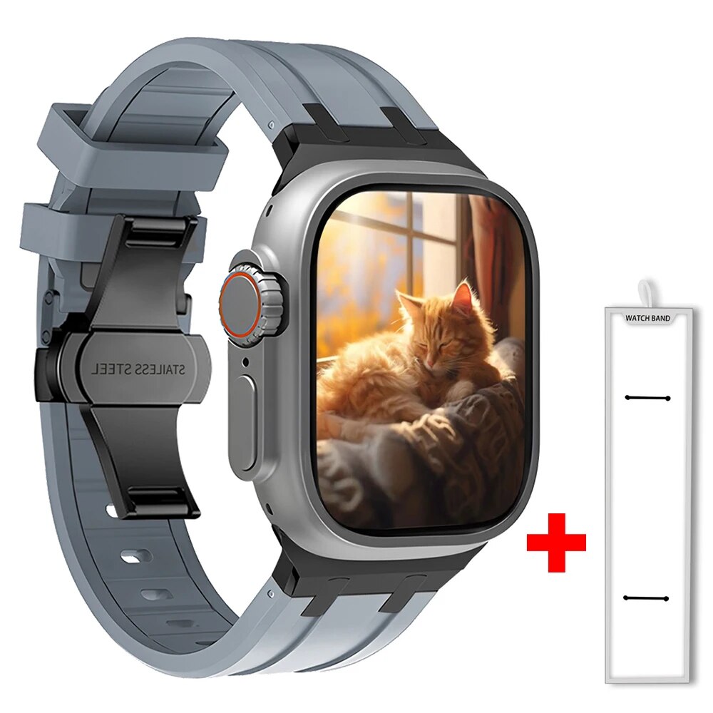 TitaniumTouch siliconen Apple Watch-bandje