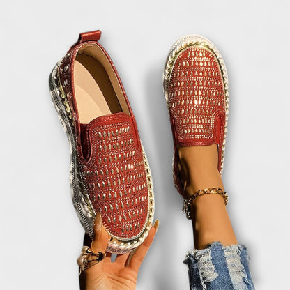 Thalia – Bequeme Plateauloafer mit runder Spitze