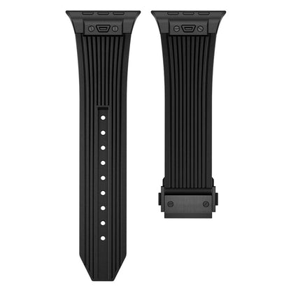Titanium Streamlined Silikon Apple Watch Armband