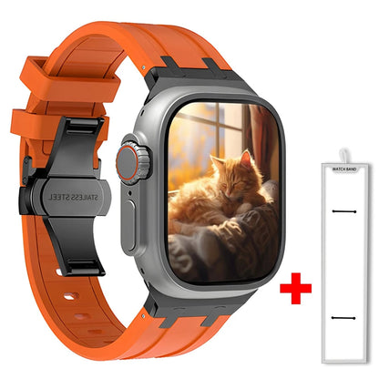 TitaniumTouch siliconen Apple Watch-bandje