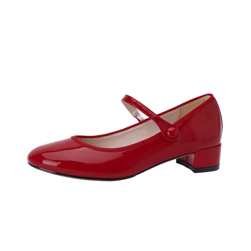 Solenza™| Livy Leren Mary Janes