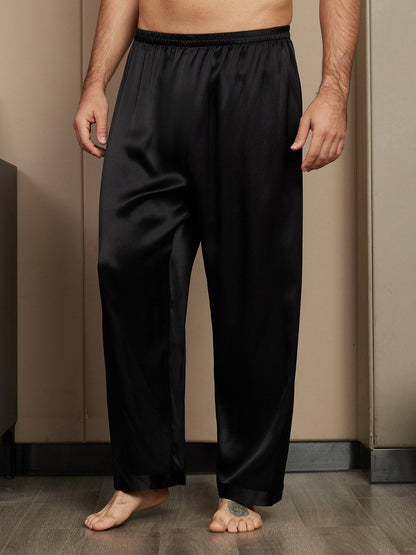 Pure Soie Détendu Pyjama Pantalon