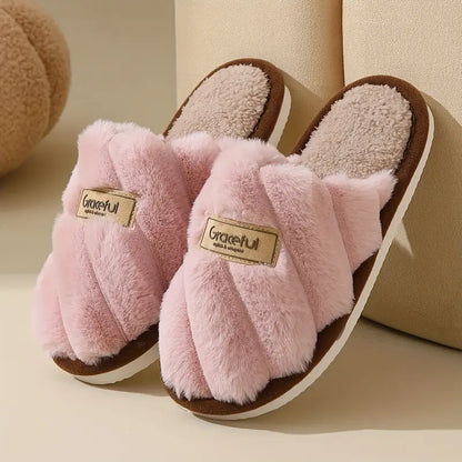 Sierlijke Faux Fur Slides