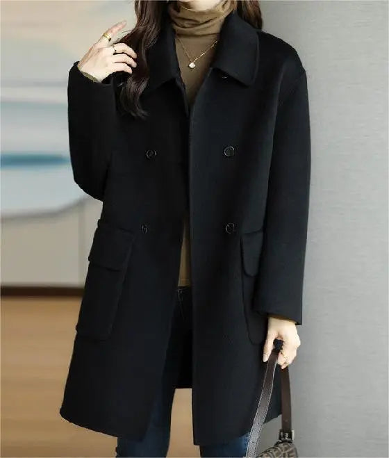 Elisa – Damen-Wollmantel für den Winter