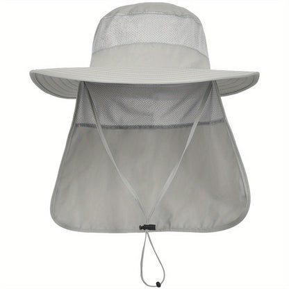 Safari-Sonnenhut mit breiter Krempe & Nackenschutz