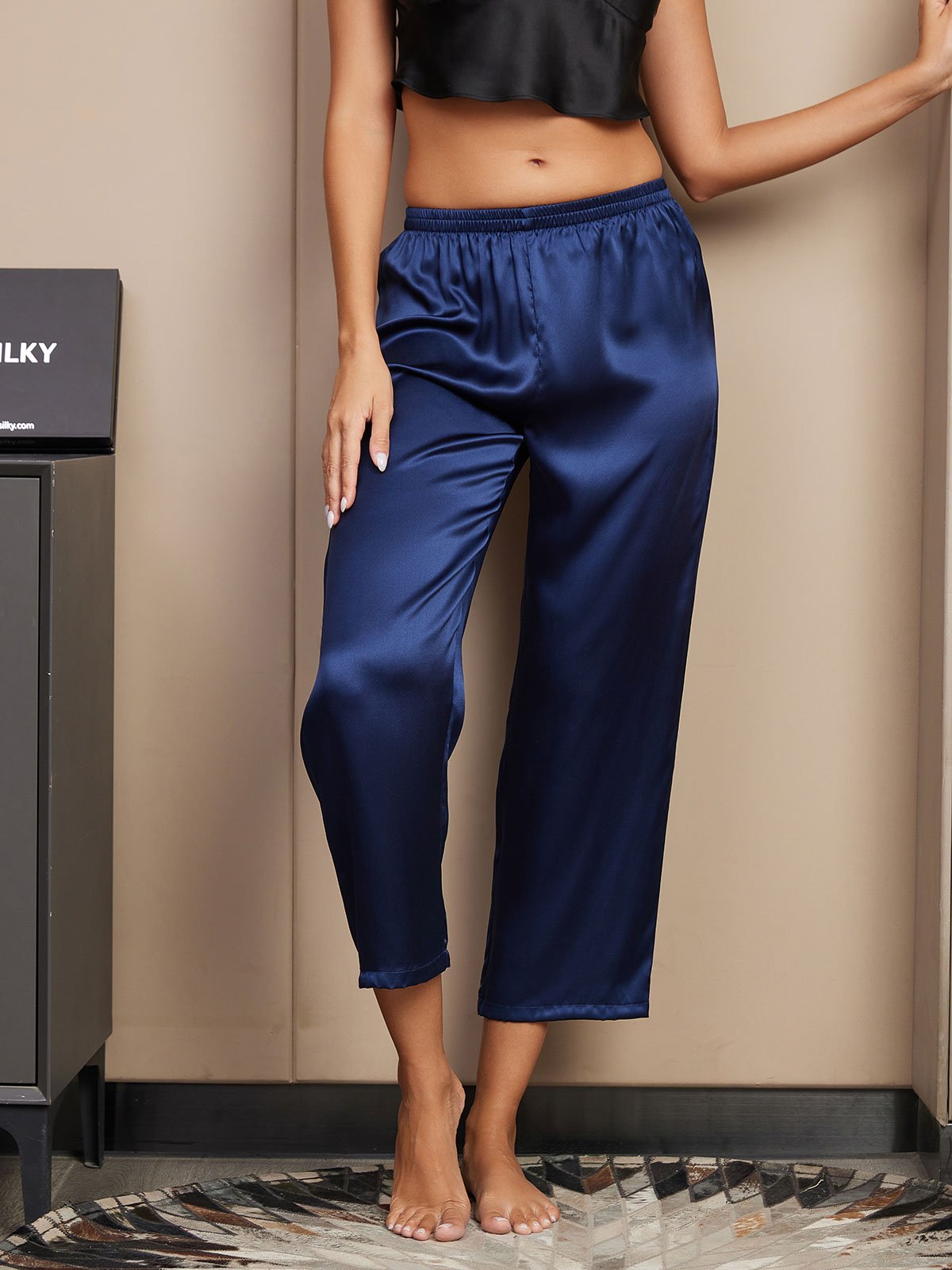 Pantalons De Nuit Pour Femmes Pure Soie Classique