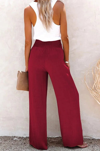 Kaweka - Relaxte hoge taille broek