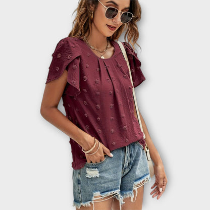 Die Perfekte Polka-Dot-Bluse