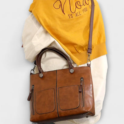 Lora - Elegante leren handtas