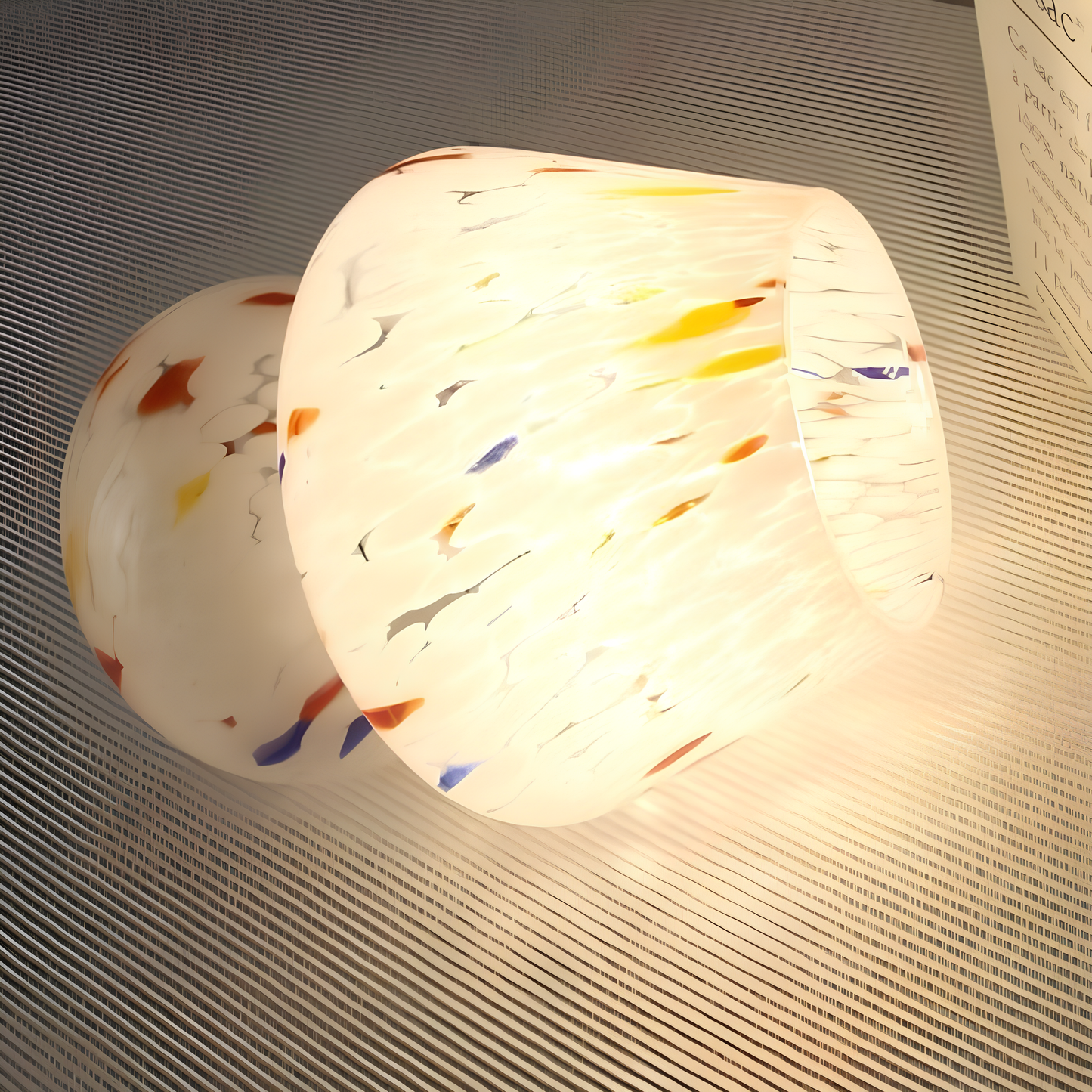 Verra™ Handgeblazen glazen lamp