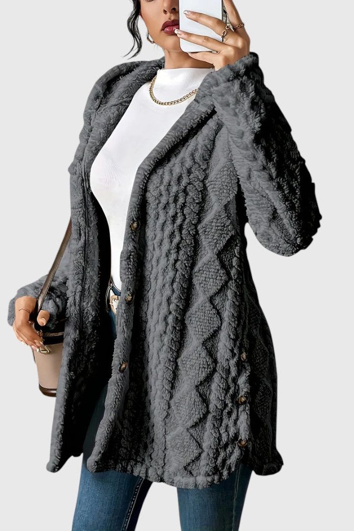 Gladys - Bequemer Mid-Length Cardigan