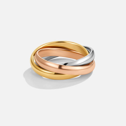 Bague Elena à trois tons