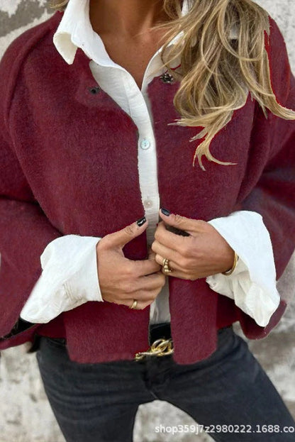 Elise - Kurzer Cardigan mit schickem, ausgestelltem Ärmel