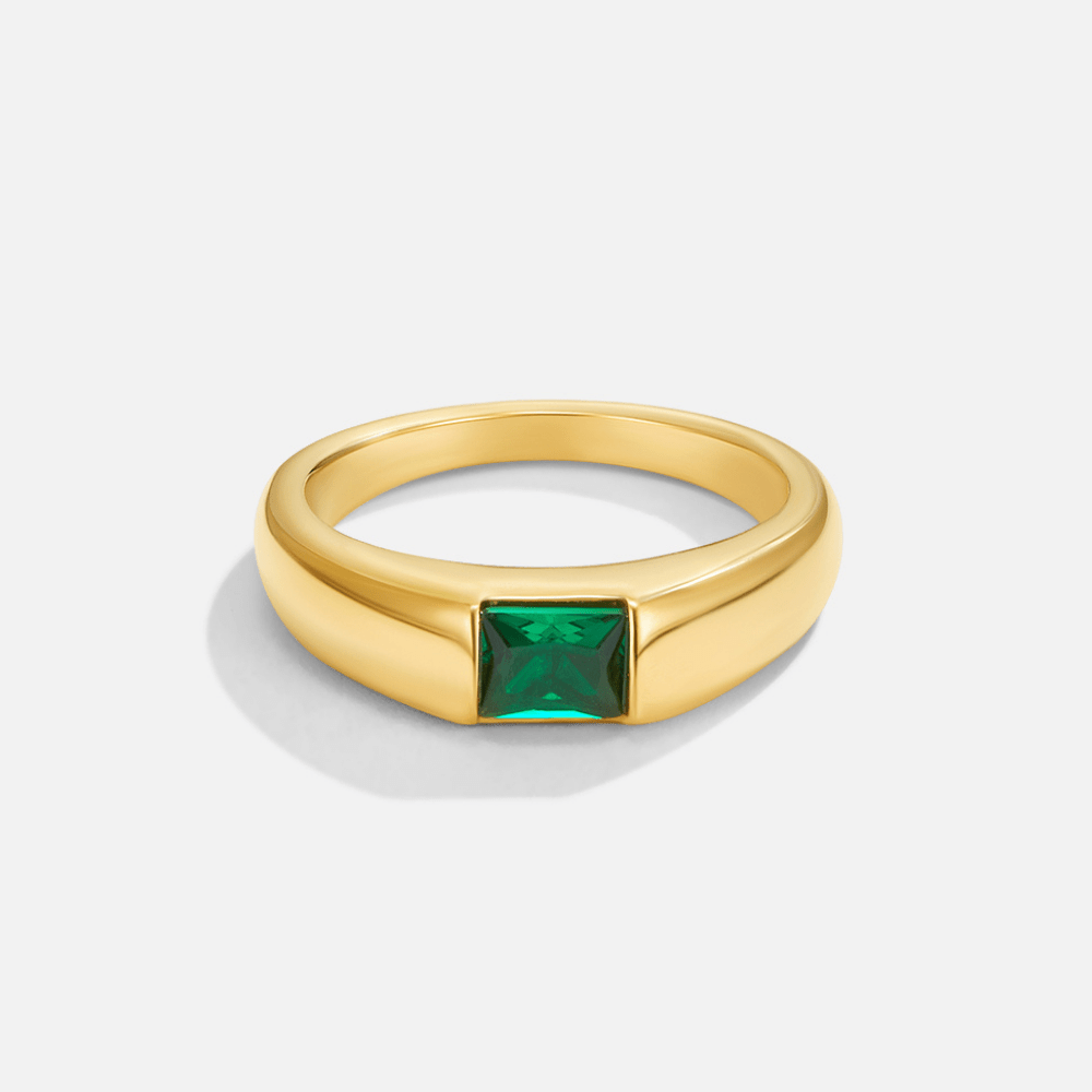 Ember Gouden Smaragd Ring