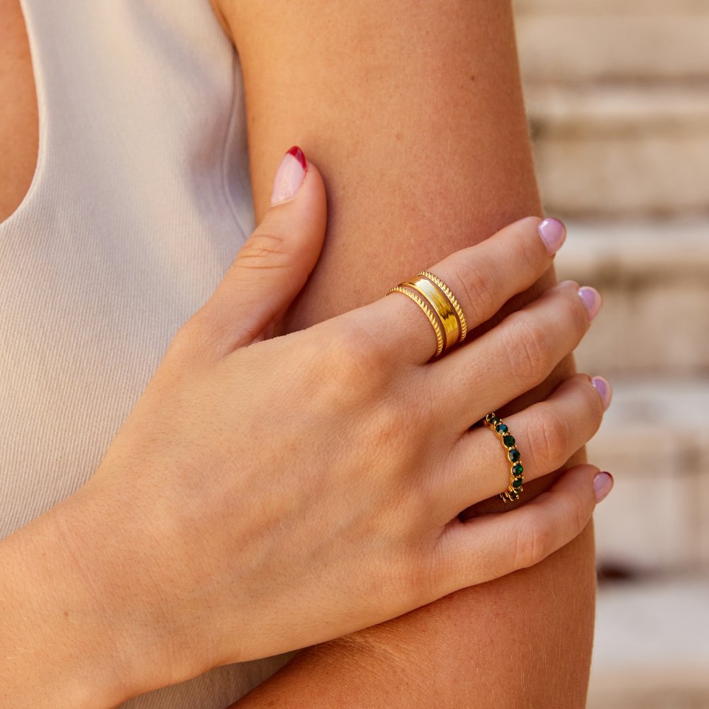 Bague en or Ember