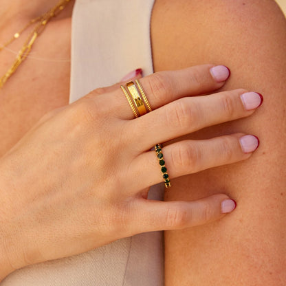 Bague en or Ember