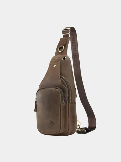 Essentiële Lederen Tas - Kruis & Kroon