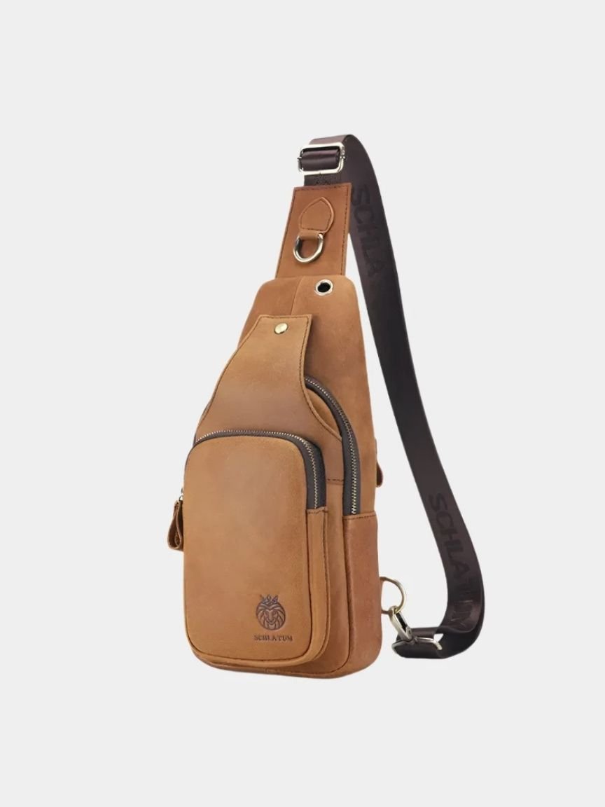 Essentiële Lederen Tas - Kruis & Kroon