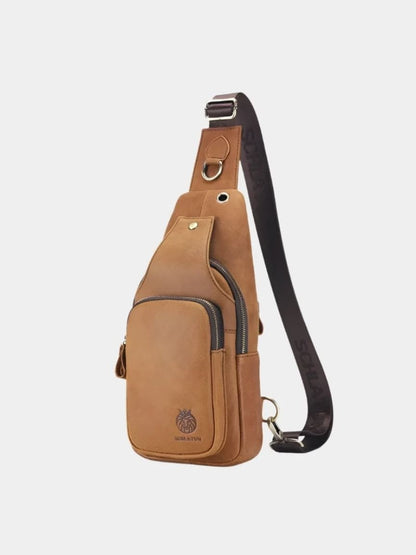 Essentiële Lederen Tas - Kruis & Kroon