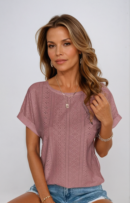 Riza™ | Casual Kanten Top